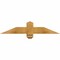 Ekena Millwork Eugene Rough Sawn Timber Gable Bracket, Western Red Cedar, 36"W x 7"H x 4"D x 4"F, 5/12 Pitch GBW036X07X0404EUG00RWR - alternate 1